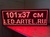 Бегущая строка 133 на 37 см красная